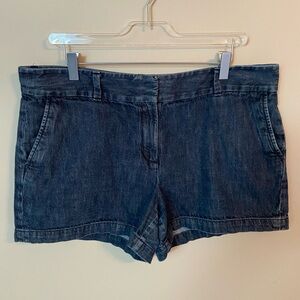 LOFT Outlet Dark Blue Jean Shorts